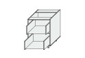 Korpus 90N 2šx Pro Hettich 820mm - Fotografia 1 Fotografia 1 - Korpus 90N 2šx Pro Hettich 820mm