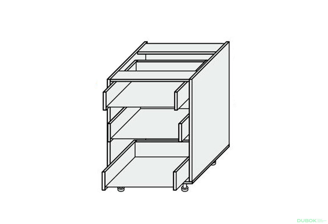 Korpus 40N 3šx Pro Hettich 820mm - Fotografia 1 Fotografia 1 - Korpus 40N 3šx Pro Hettich 820mm