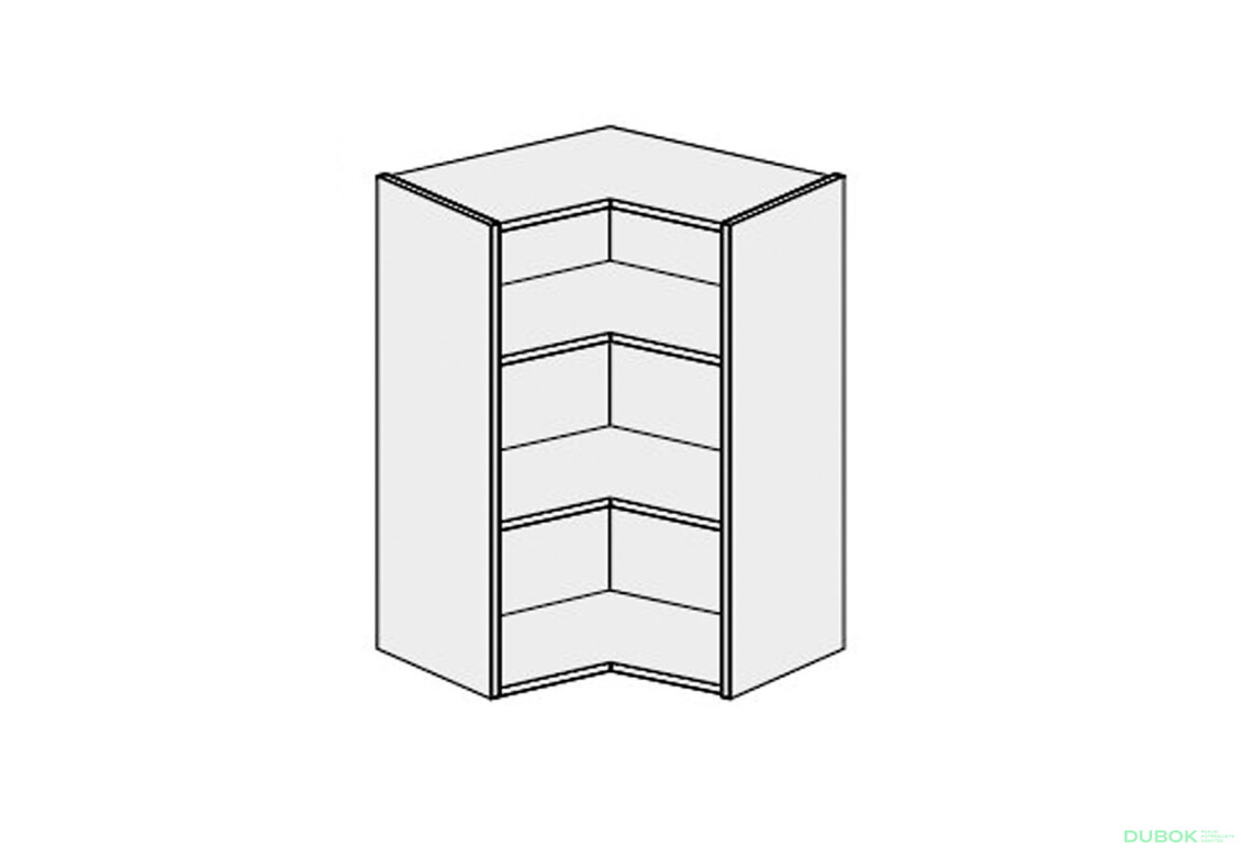 Korpus RohV 90° 2D 650x650 Pro Blum 900 mm - Fotografia 1 Fotografia 1 - Korpus RohV 90° 2D 650x650 Pro Blum 900 mm
