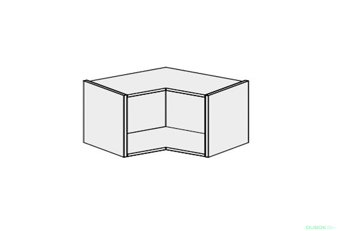 Korpus RohV 90° 2dverová 650x650 Pre Blum 360mm - Fotografia 1 Fotografia 1 - Korpus RohV 90° 2dverová 650x650 Pre Blum 360mm