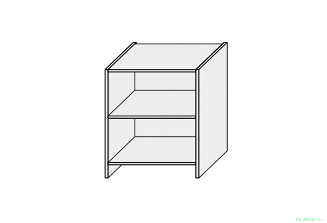 Korpus 60V 1 dvere Pod digestor teleskop Pre Blum 690 mm - Fotografia 1 Fotografia 1 - Korpus 60V 1 dvere Pod digestor teleskop Pre Blum 690 mm