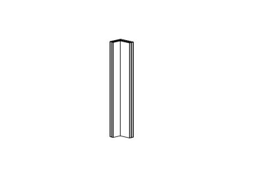 Korpus Roh N 90° Klopenie 650x650 820mm