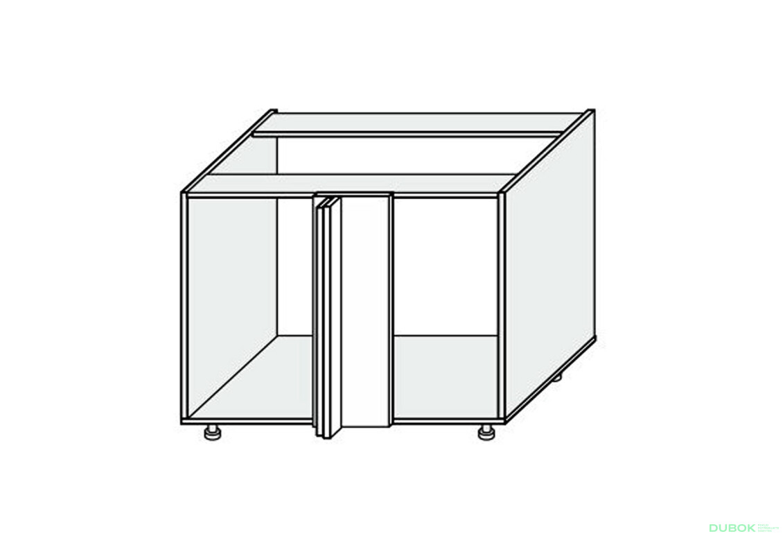 Korpus Roh N 90° 1dvere 1050x650 820mm - Fotografia 1 Fotografia 1 - Korpus Roh N 90° 1dvere 1050x650 820mm