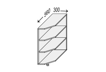 Korpus 30N Ukončenie Rohové 820mm