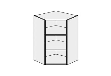 Korpus Rohový B 45° 1dverový 650x650 900mm
