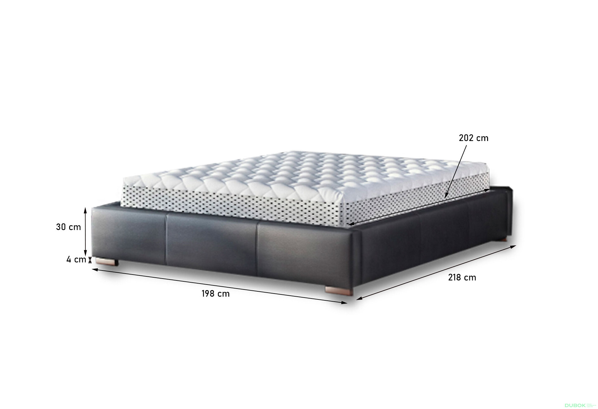 Posteľ Polibox 180x200 Terra 99 Davis G4 Orech - Fotografia 4 Fotografia 4 - Posteľ Polibox 180x200 Terra 99 Davis G4 Orech