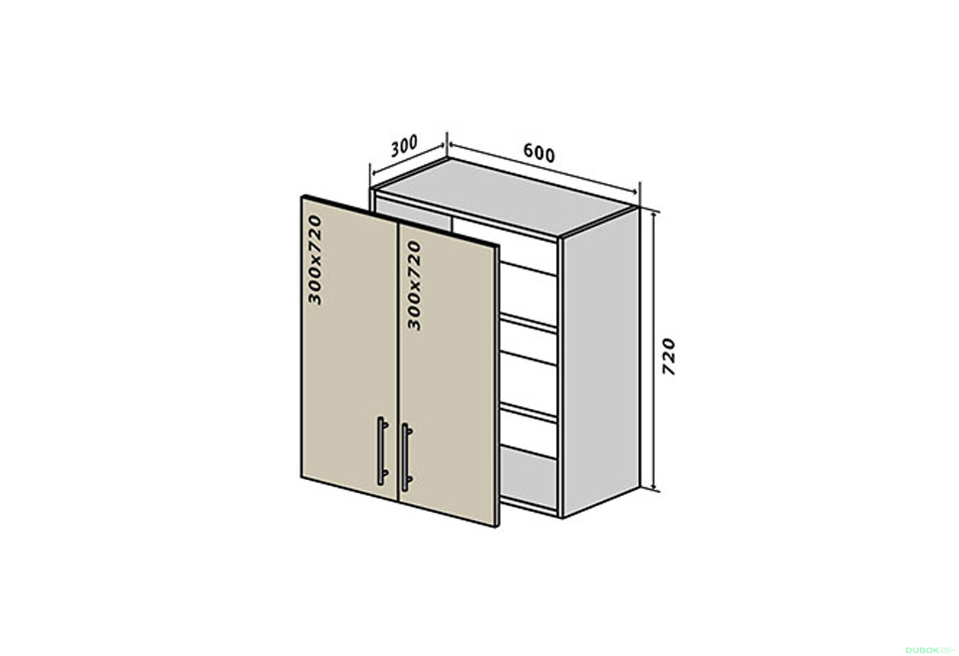 Fotografia 1 - V6 Skrinka 2D 60 Sonata Luxe