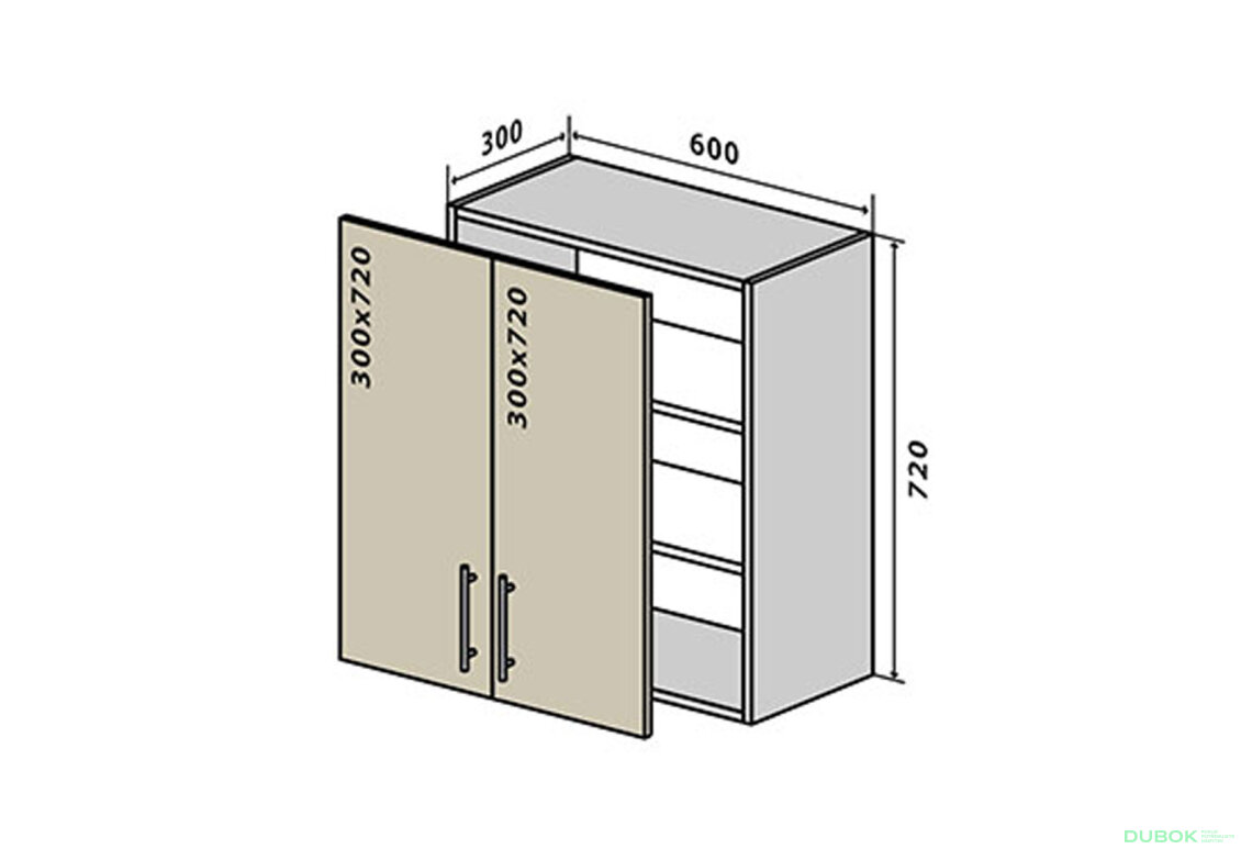 V6 Skrinka 2D 60 Sonata Luxe