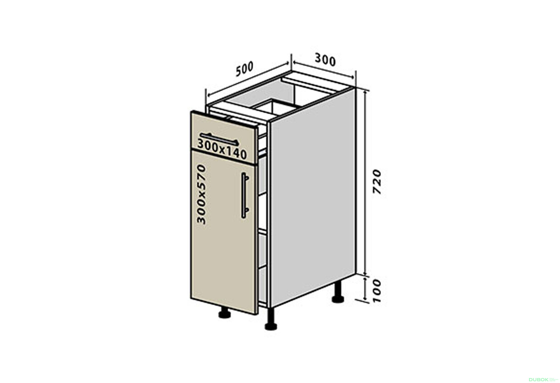 Fotografia 1 - N22 Skrinka 1Š1D 30 Sonata Luxe