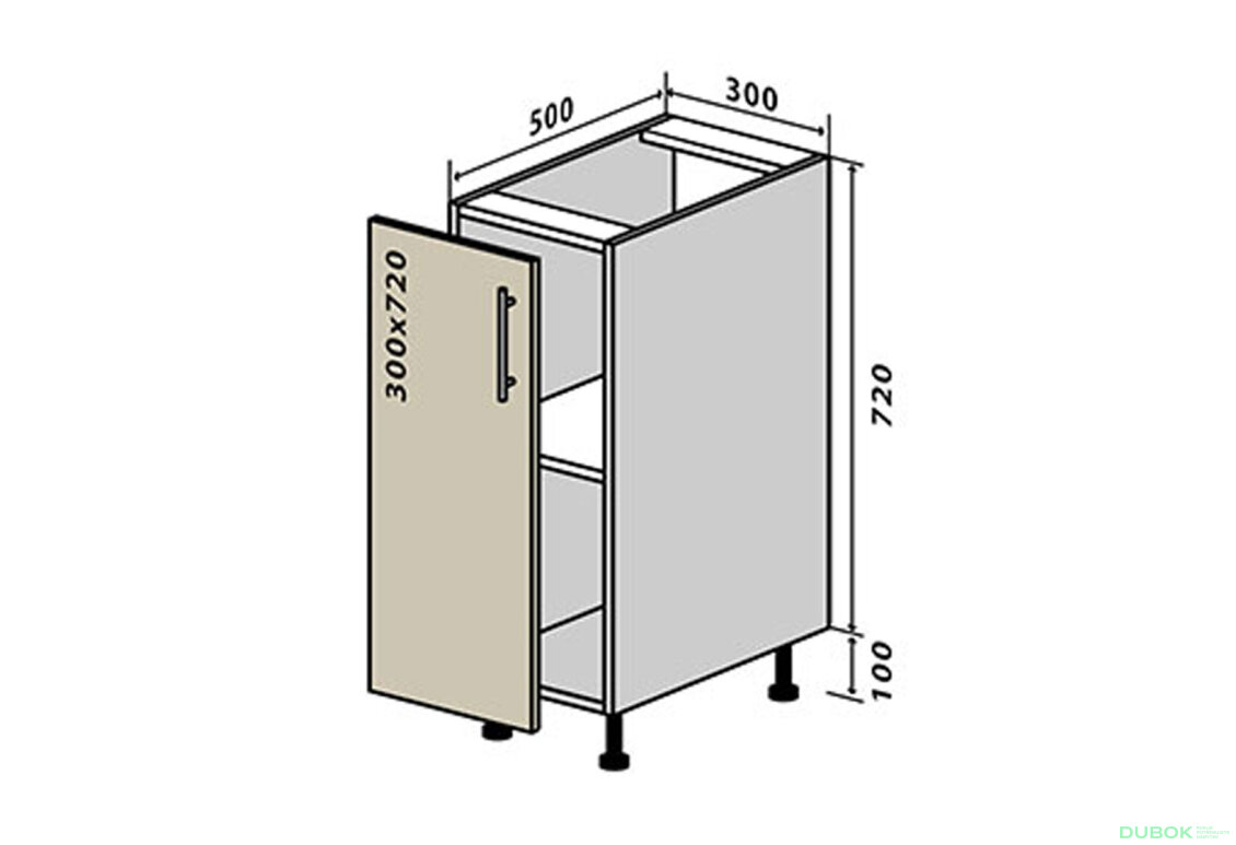 N2 Skrinka 1D 30 Sonata Luxe