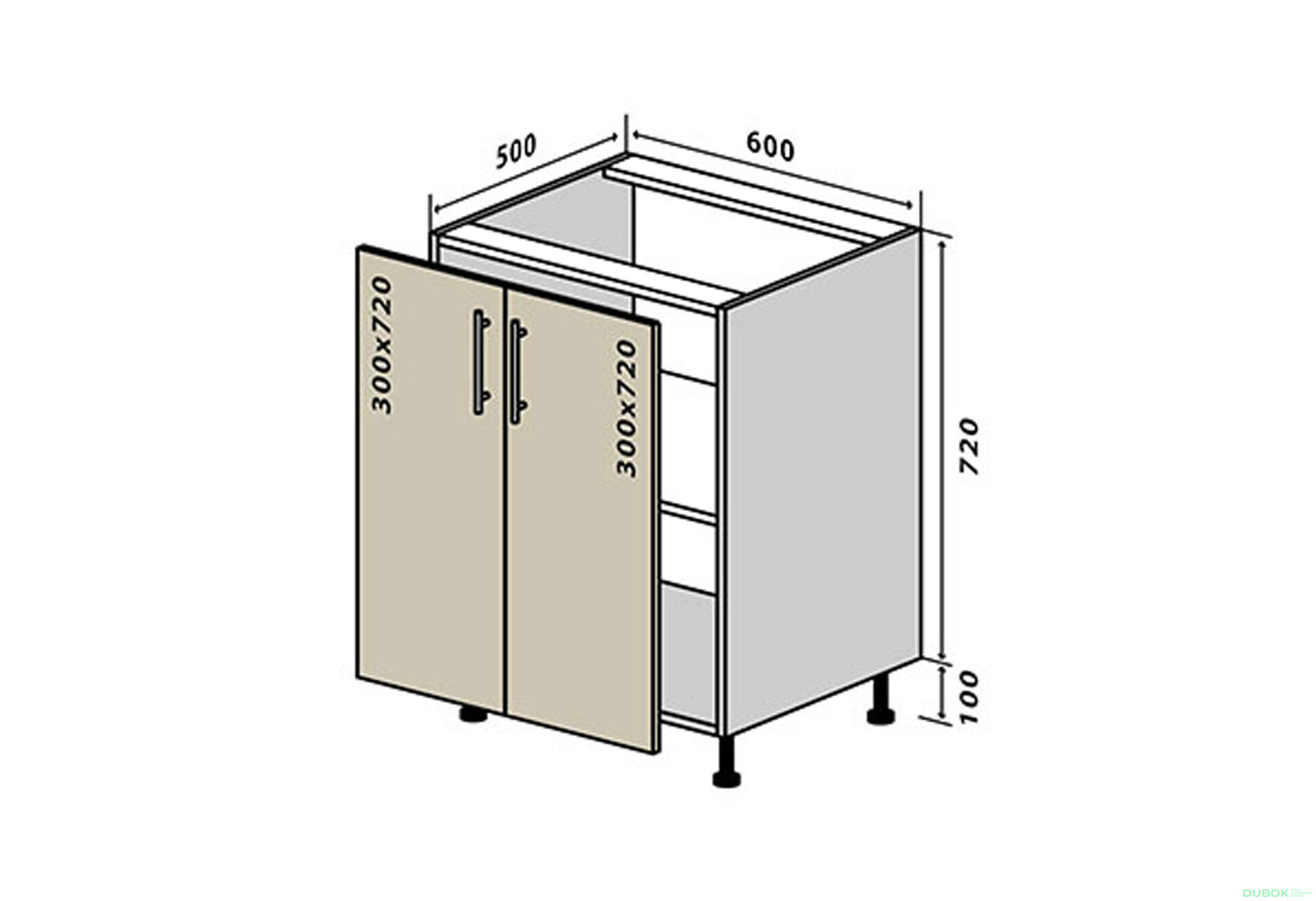 Fotografia 1 - N6 Skrinka 2D 60 Sonata Luxe