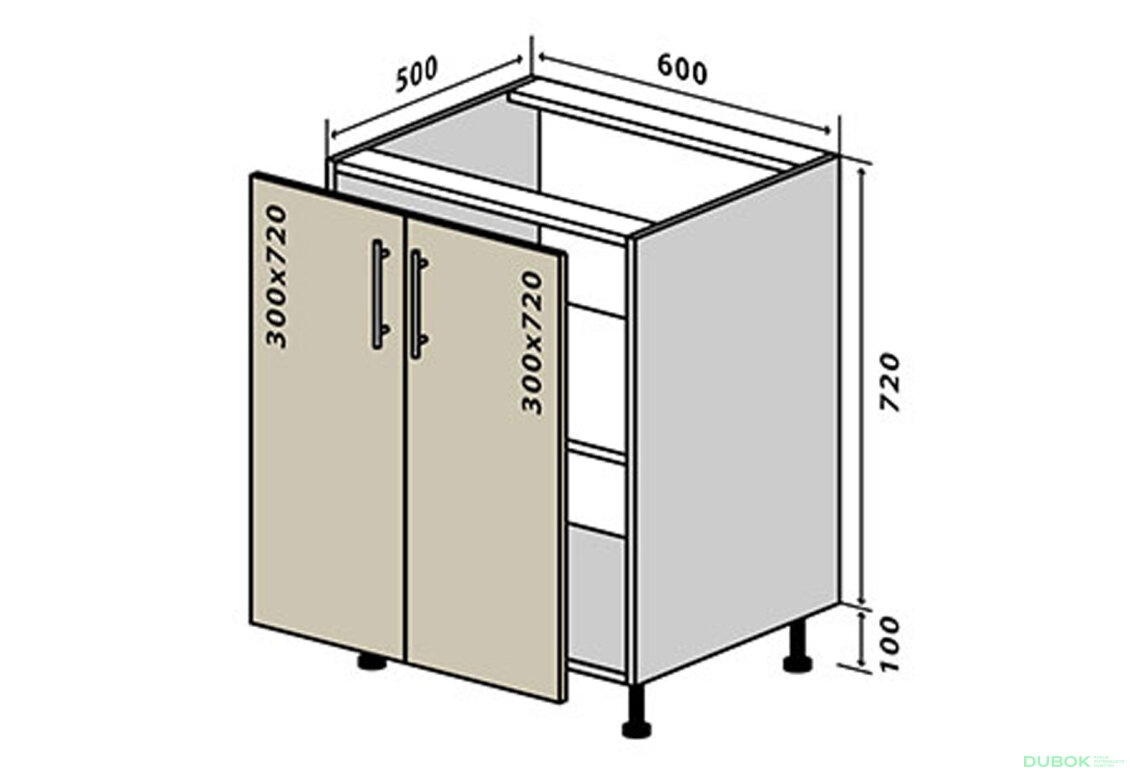 N6 Skrinka 2D 60 Sonata Luxe