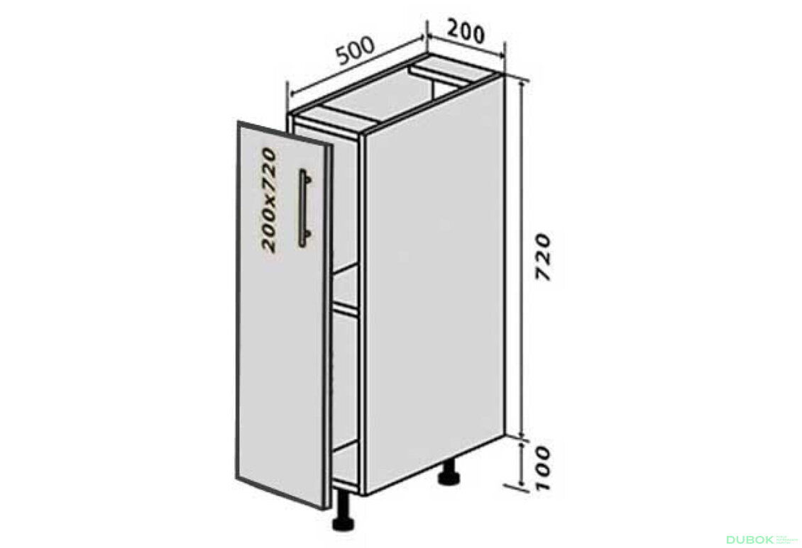 N1 Police + čelné dvierka 200x720 Sonata Luxe