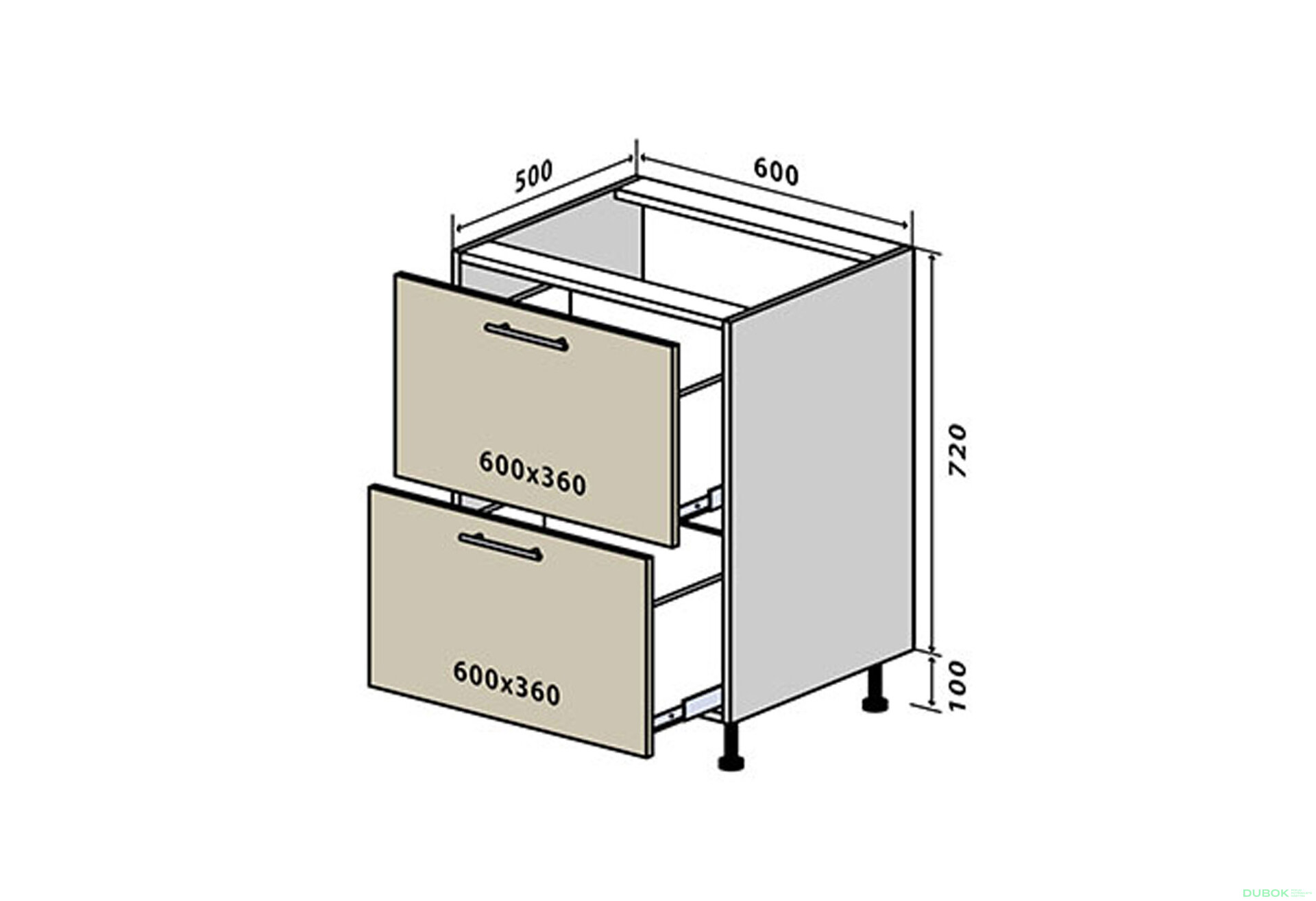 Fotografia 1 - N10 Skrinka 2Š 60 Sonata Luxe