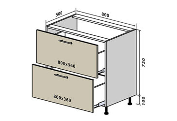 N11 Skrinka 2Š 80 Sonata Luxe