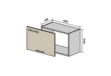 V13 horná skrinka nad digestor 60 Sonata Luxe