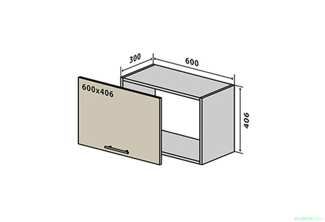 V13 horná skrinka nad digestor 60 Sonata Luxe