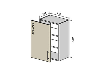 V4 Skrinka 1D 45 Sonata Luxe