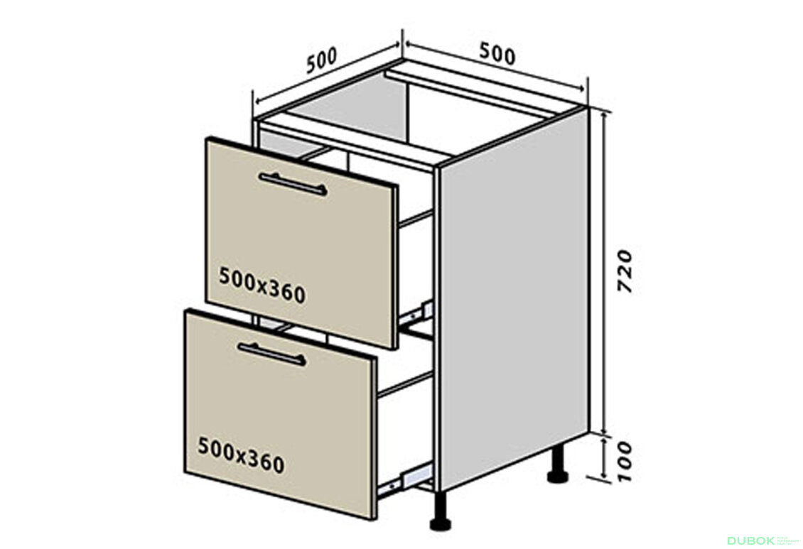 N36 Skrinka 2Š 50 Sonata Luxe