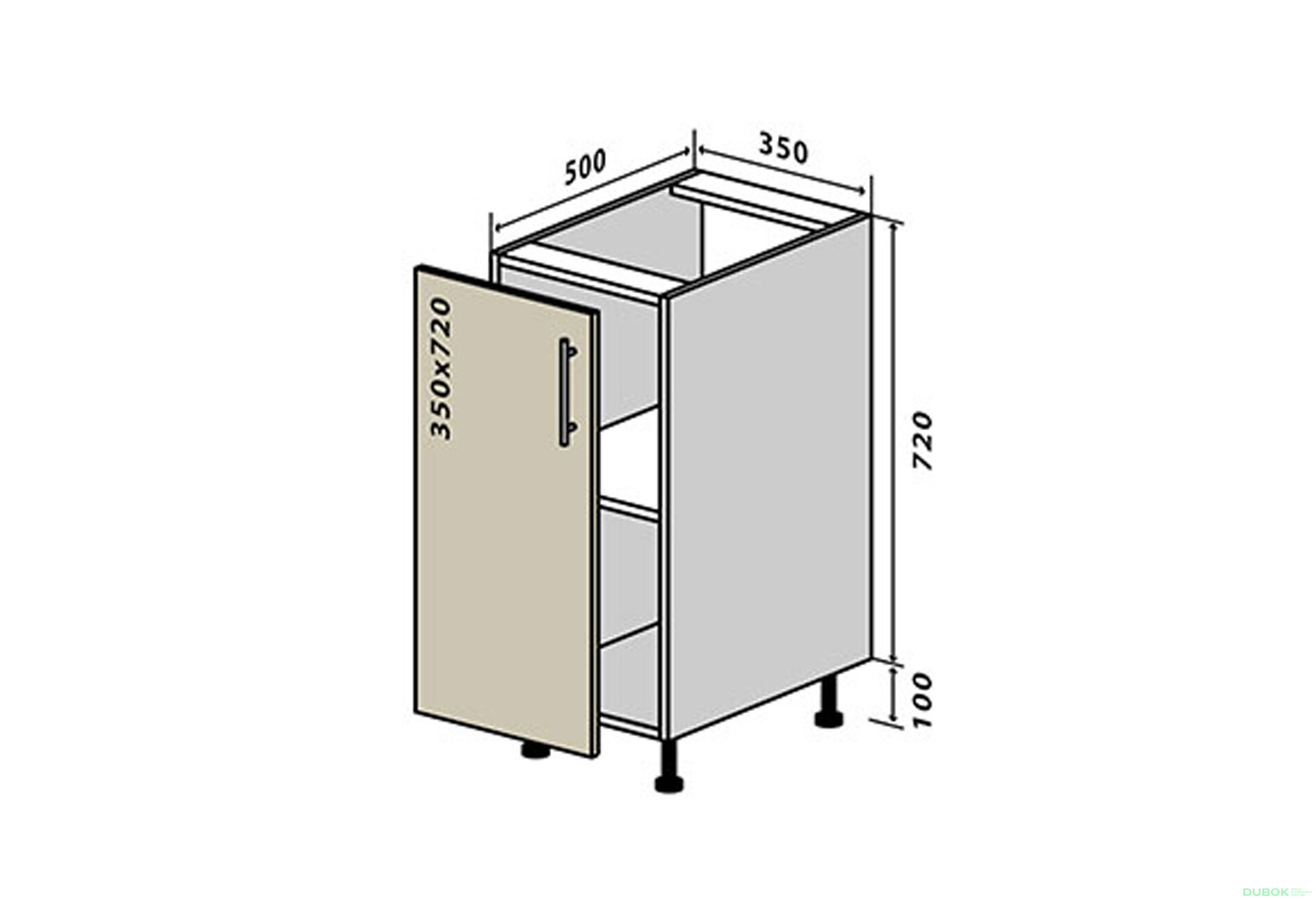 Fotografia 1 - N25 Skrinka 1D 35 Sonata Luxe