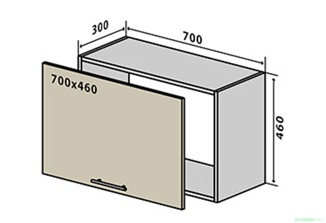 V85 horná skrinka nad digestor 70 Sonata Luxe