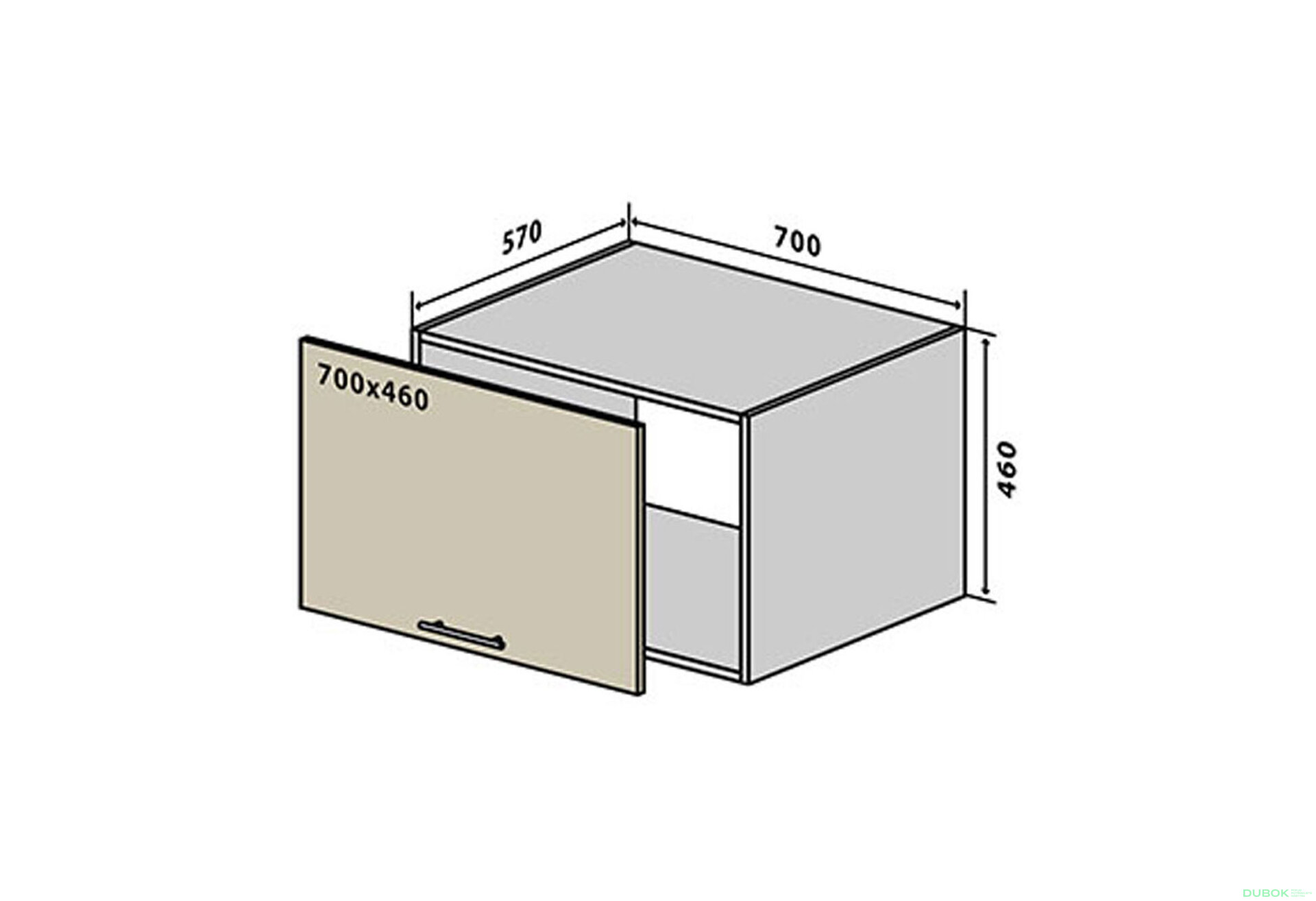 Fotografia 1 - V71 Skrinka 1D 70 Sonata Luxe