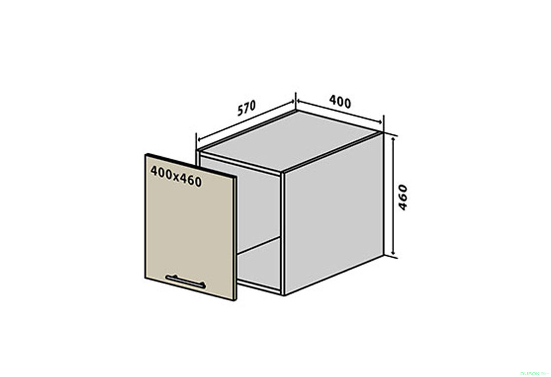 Fotografia 1 - V70 Skrinka 1D 40 Sonata Luxe