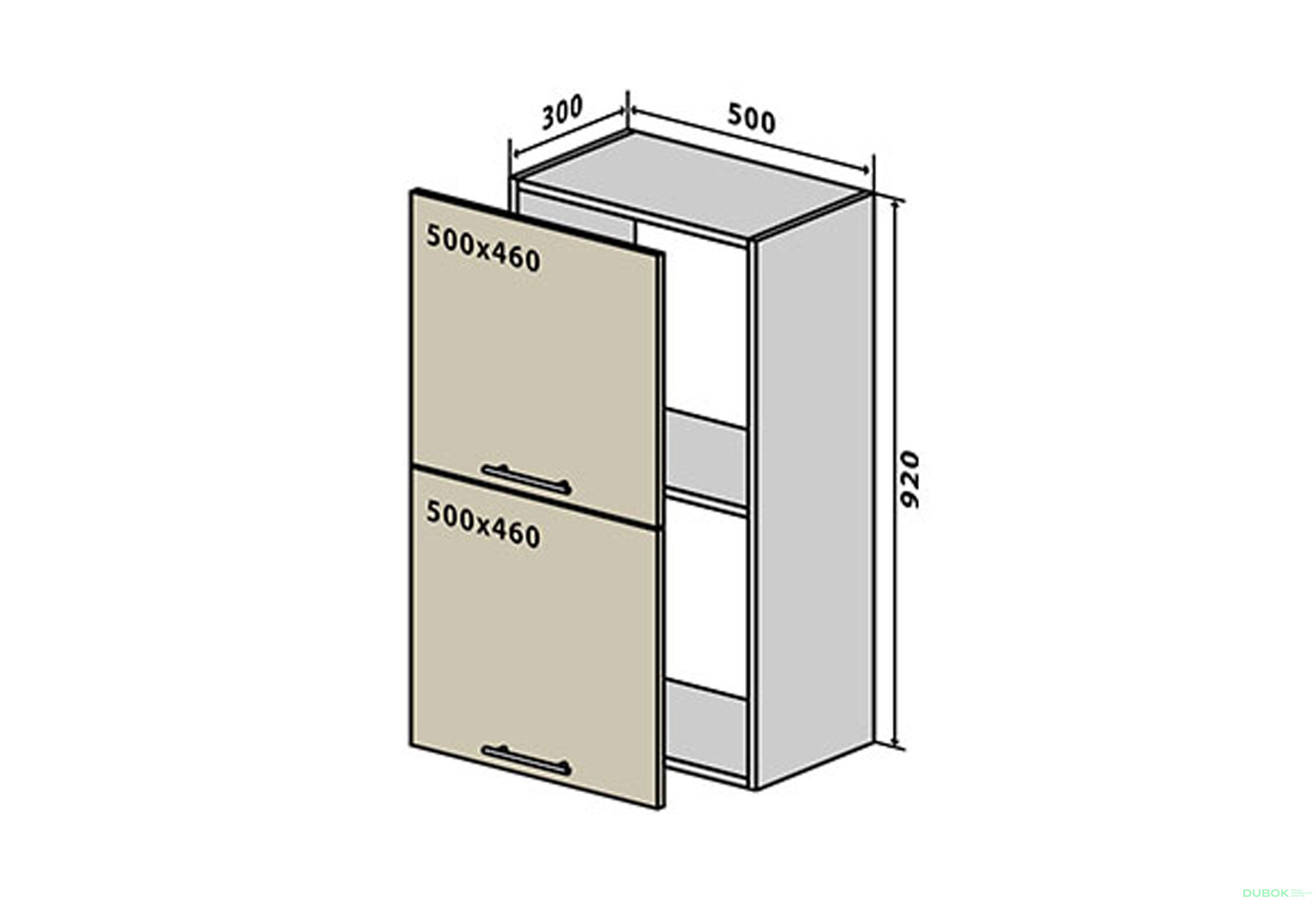 Fotografia 1 - V59 Skrinka 2D 50 Sonata Luxe