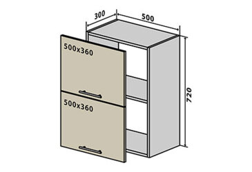 V57 Skrinka 2D 50 Sonata Luxe