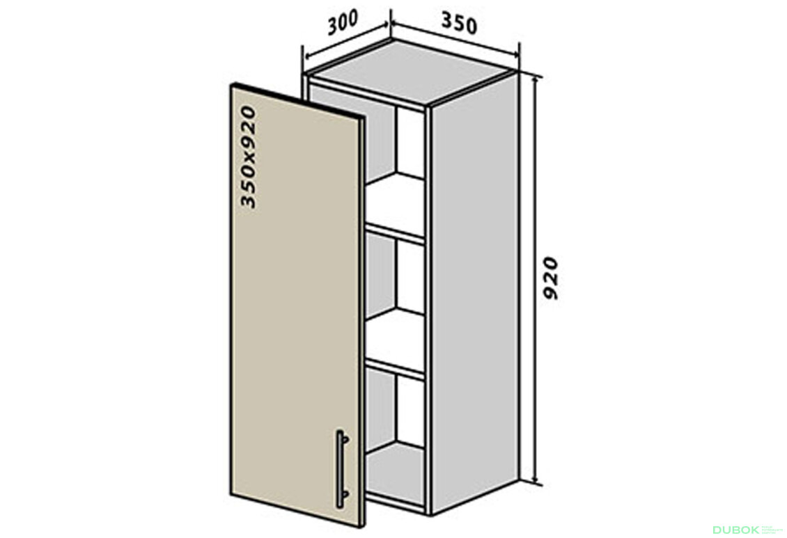 V31 Skrinka 1D 35 Sonata Luxe