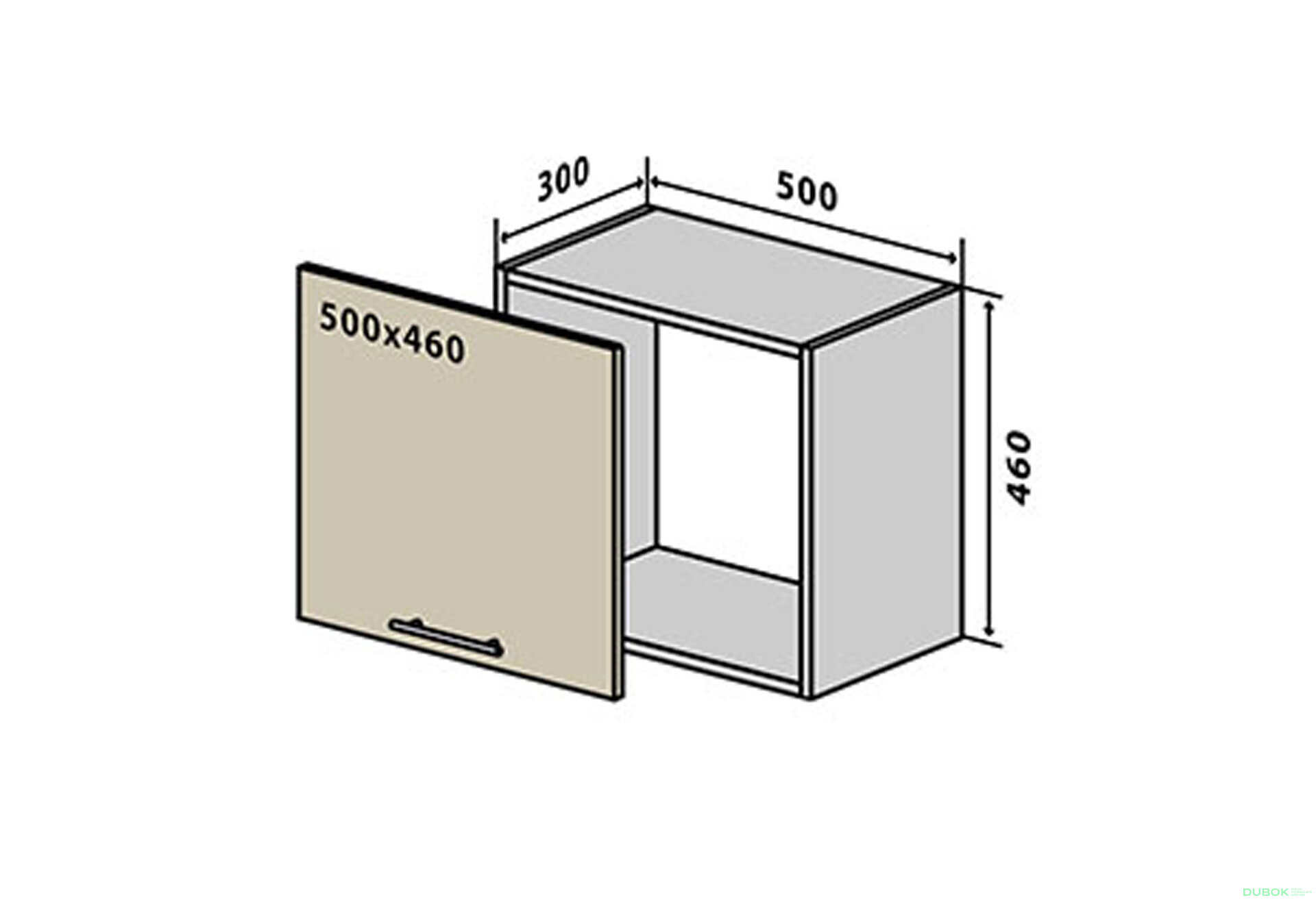 Fotografia 1 - V29 Skrinka 1D 50 Sonata Luxe