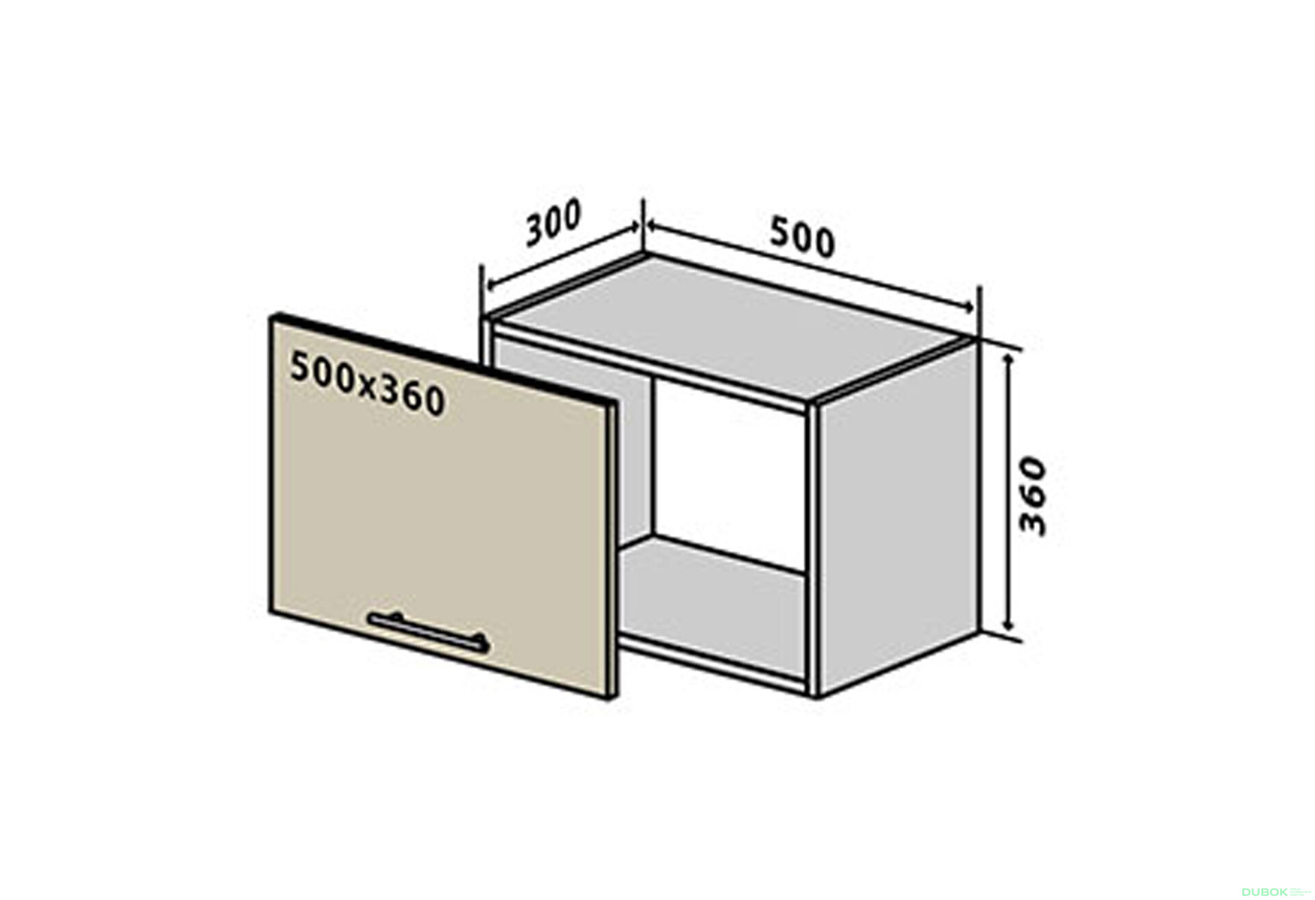 Fotografia 1 - V27 Skrinka 1D 50 Sonata Luxe