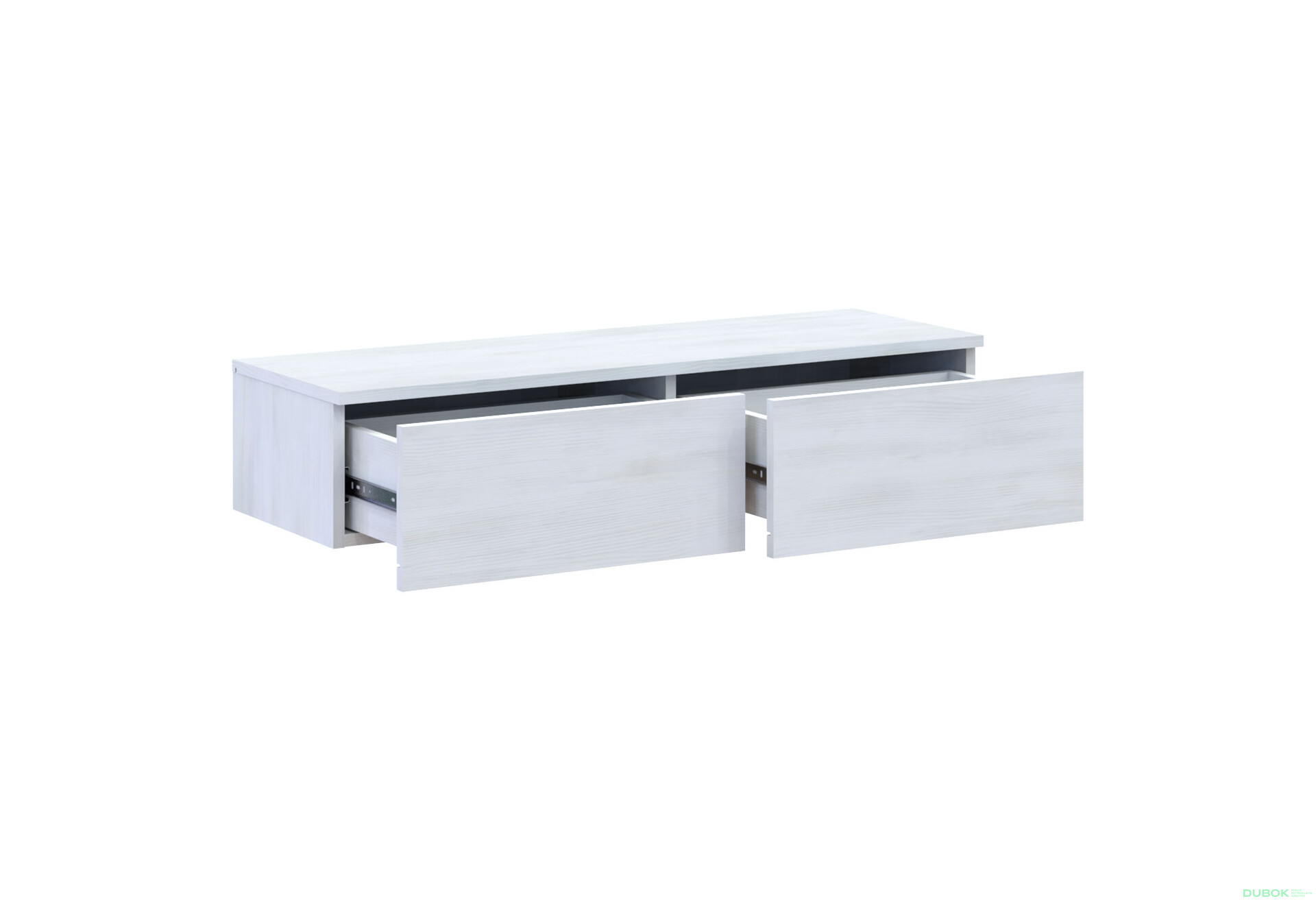 Toaletný stolík Levía biely strom 2š 100x32x22 - Fotografia 5 Fotografia 5 - Toaletný stolík Levía biely strom 2š 100x32x22