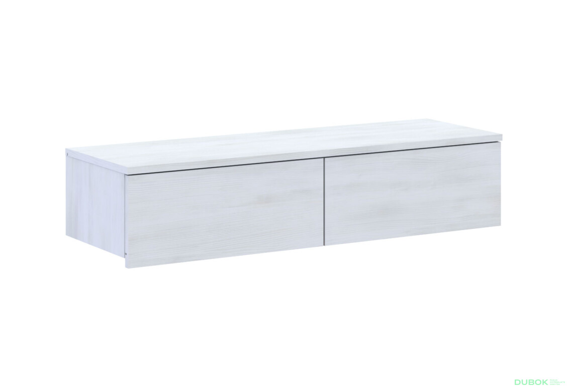 Fotografia 5 - Toaletný stolík Levía biely strom 2š 100x32x22