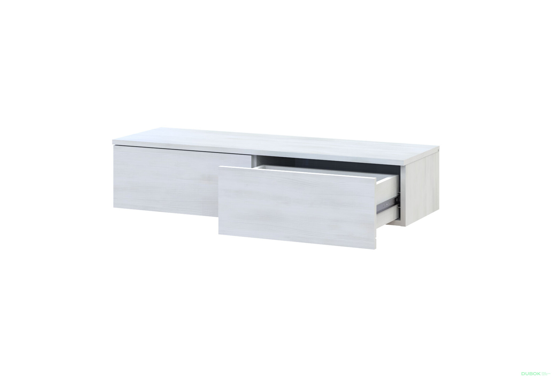Fotografia 6 - Toaletný stolík Levía biely strom 2š 100x32x22
