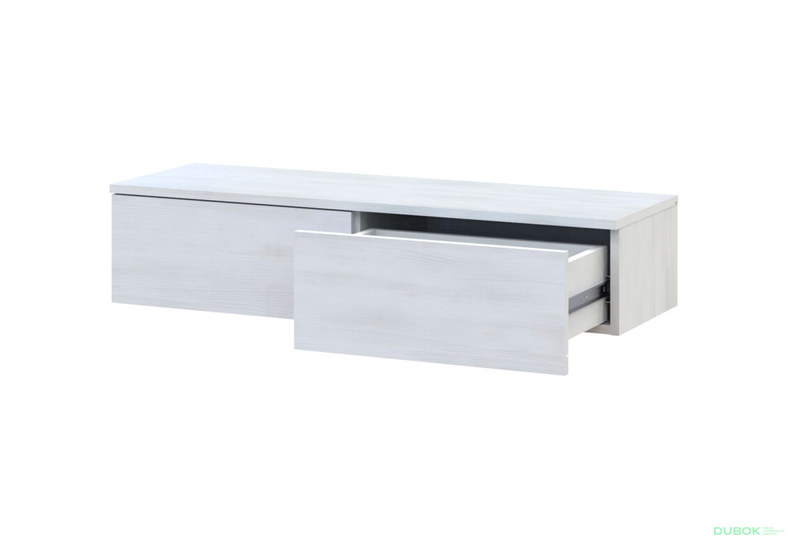 Fotografia 6 - Toaletný stolík Levía biely strom 2š 100x32x22