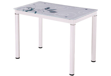 Stôl Damar 100x60 biely