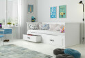 Dvojlôžko Hermes biely 80x200/160x200 cm s roštom, matracom - Fotografia 4 Fotografia 4 - Dvojlôžko Hermes biely 80x200/160x200 cm s roštom, matracom
