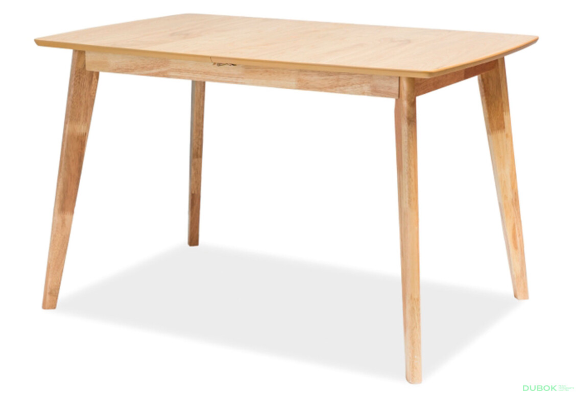 Stôl Brando 120(160)x80 / ​​drewno, farba dąb