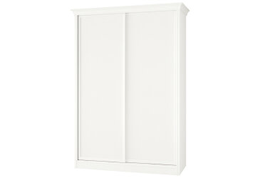 Skriňa Rim-Veneziano 2D 1.6 m biela s rímsou, fasádami DTD