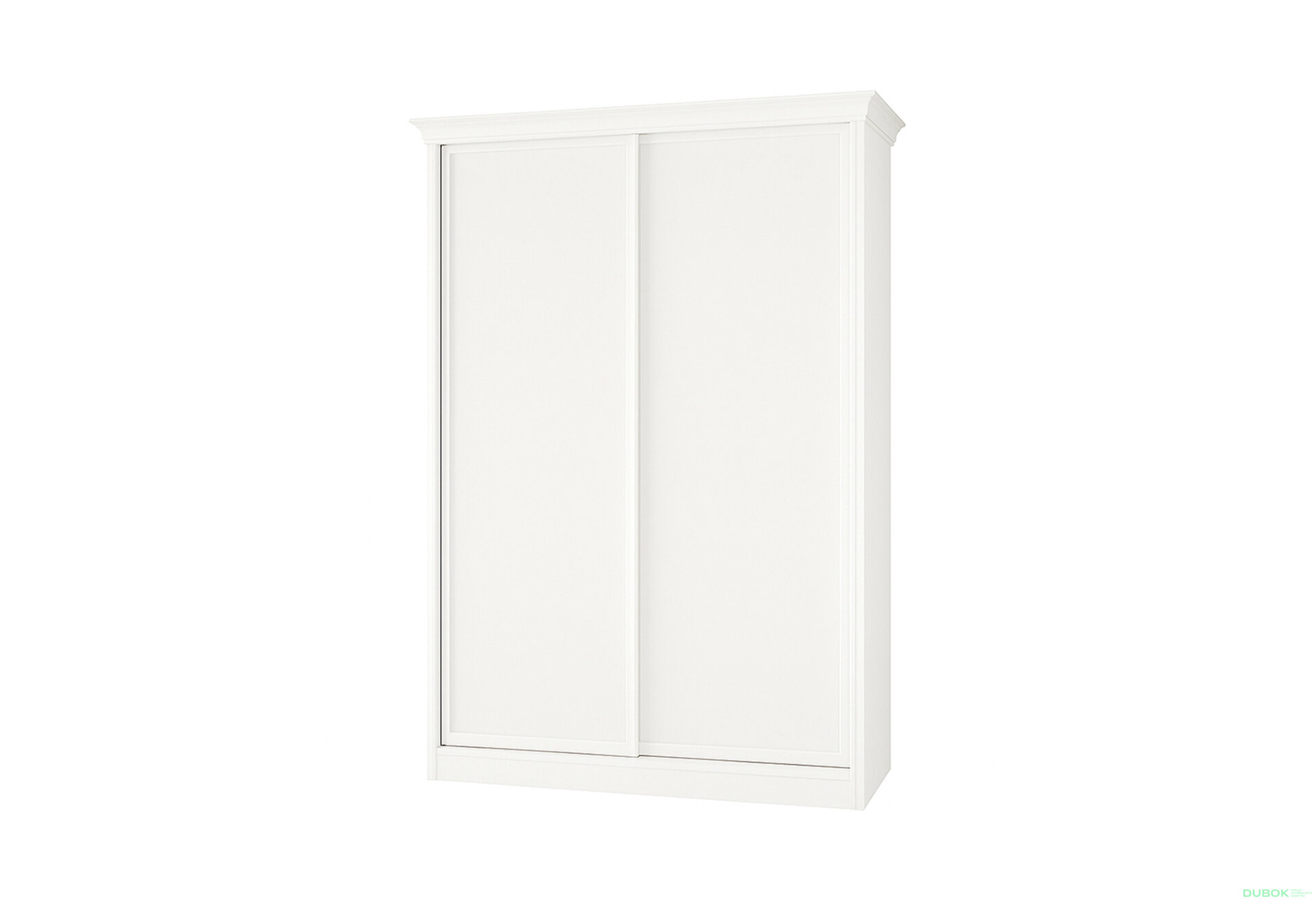 Fotografia 1 - Skriňa Rim-Veneziano 2D 1.6 m biela s rímsou, fasádami DTD