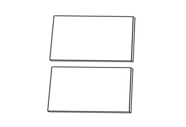 Fasáda 60V + Sušák Aventos Pro Blum+GTV 2dv 720mm Millenium