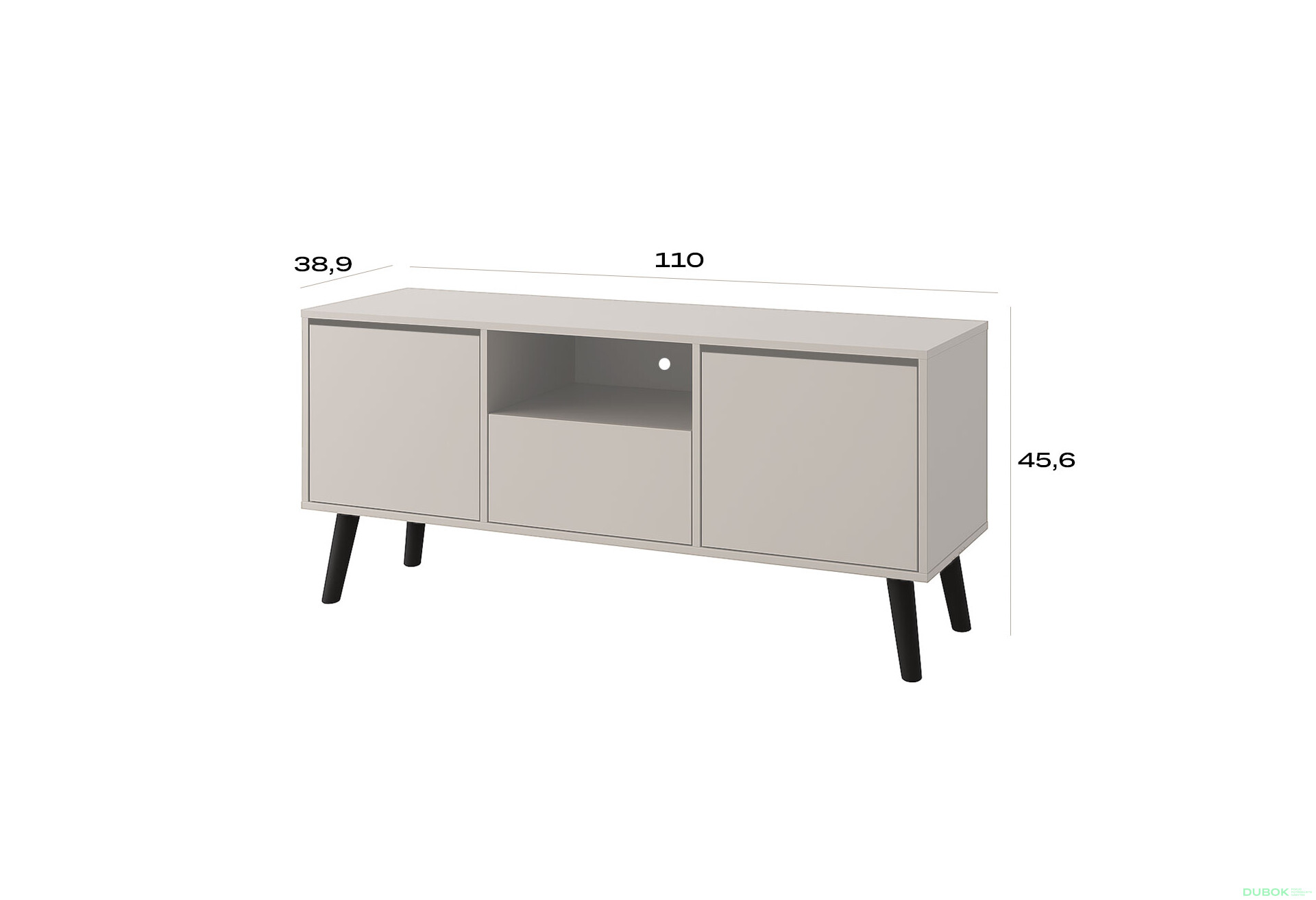 Fotografia 4 - TV stolík 2D1S Borg kašmír (P)