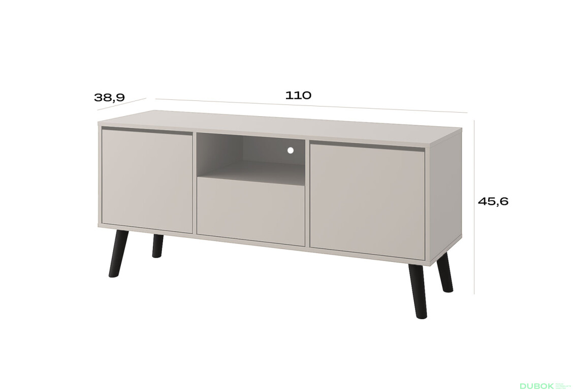 Fotografia 4 - TV stolík 2D1S Borg kašmír (P)