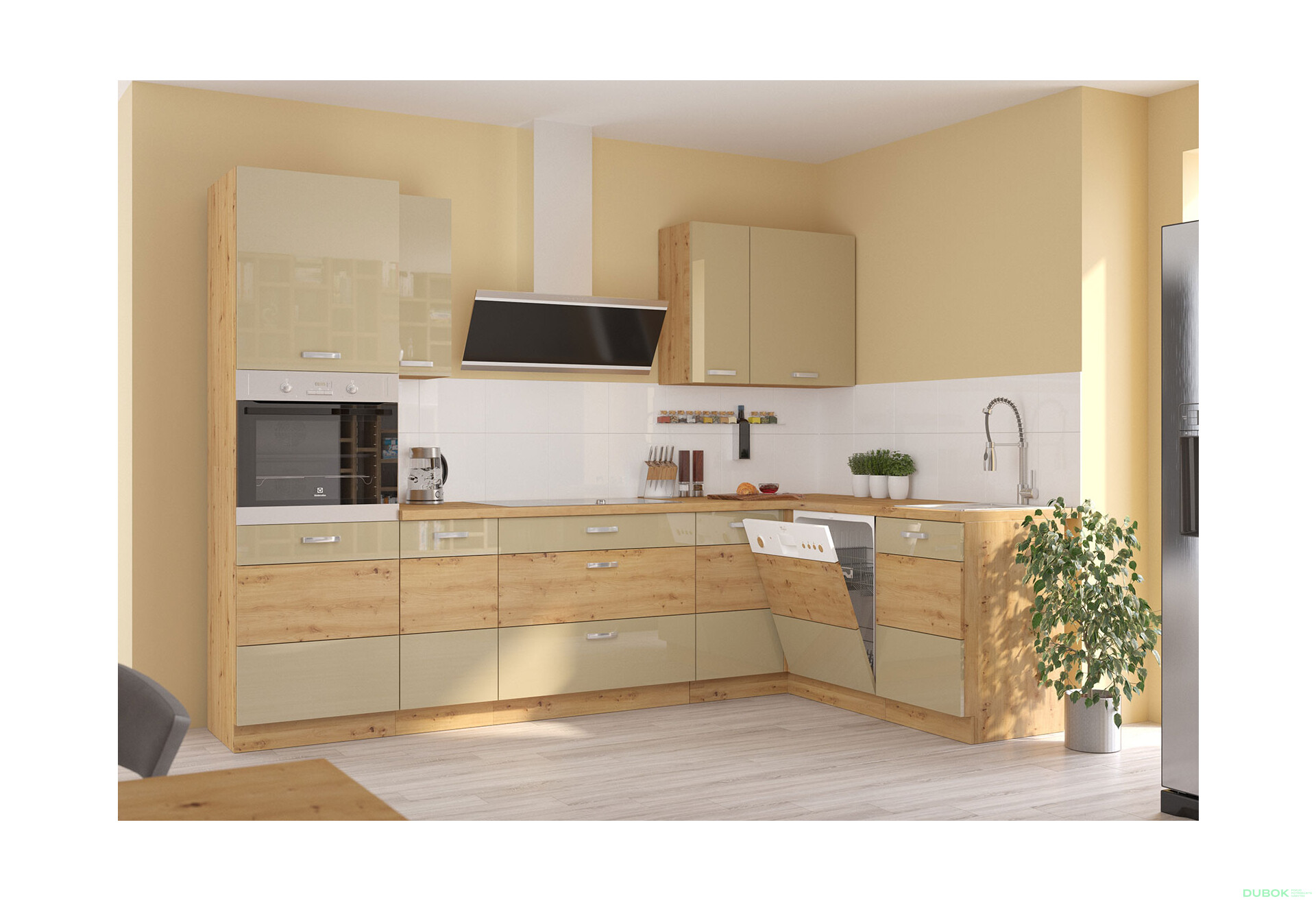 Fotografia 3 - Modulárna kuchyňa Artisan / cappuccino lesk