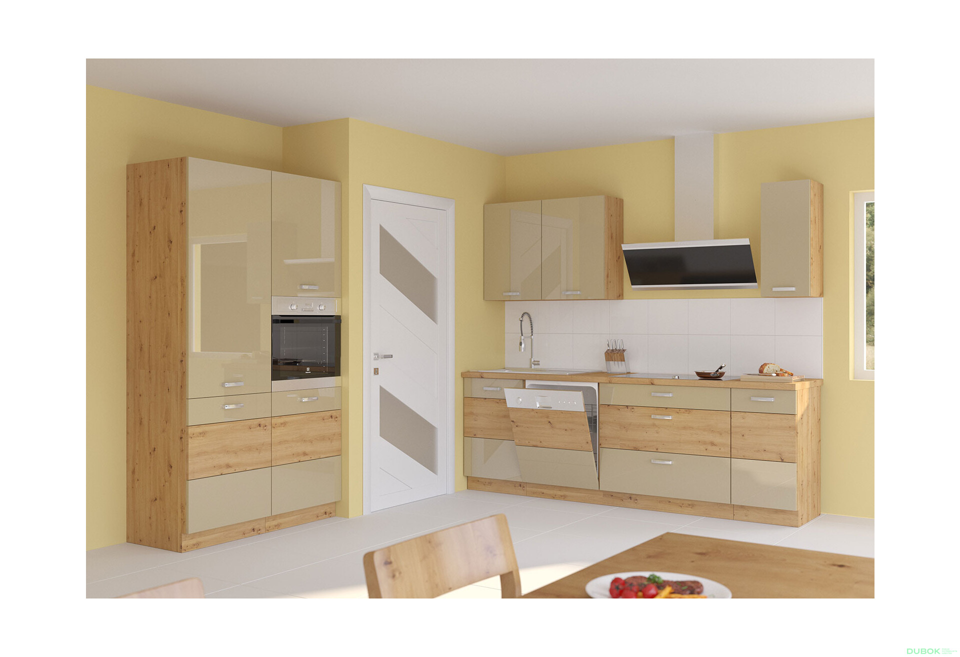 Fotografia 2 - Modulárna kuchyňa Artisan / cappuccino lesk