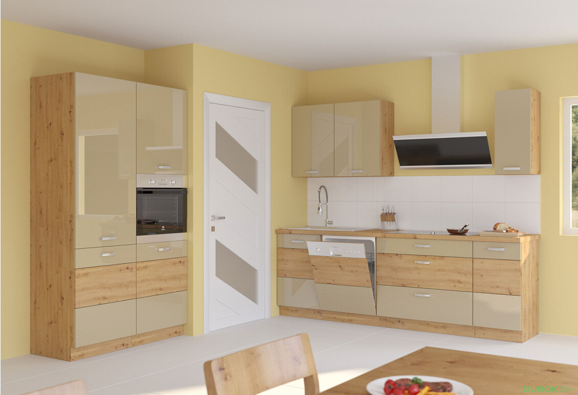 Fotografia 2 - Modulárna kuchyňa Artisan / cappuccino lesk