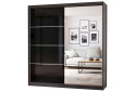 Fotografia 1 - Skriňa Multi 31, 203 grafit + fasáda čierny lesk + zrkadlo