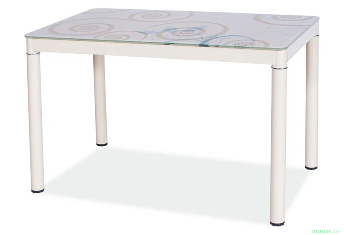 Stôl Damar 100x60 krém