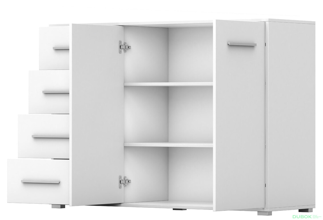 Fotografia 5 - Komoda Frida 01 135 2D4S biela